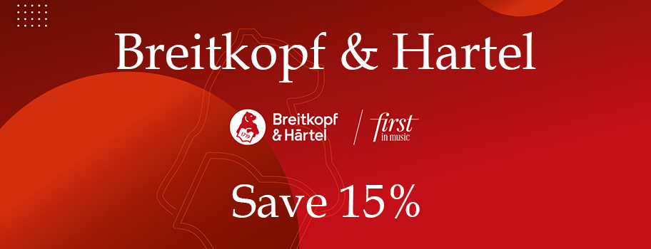 Save 15% on Breitkopf & Härtel